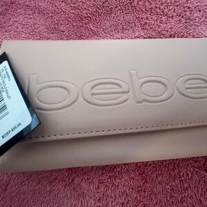 Nwt!! Bebe wallet/wristlet taupe color
